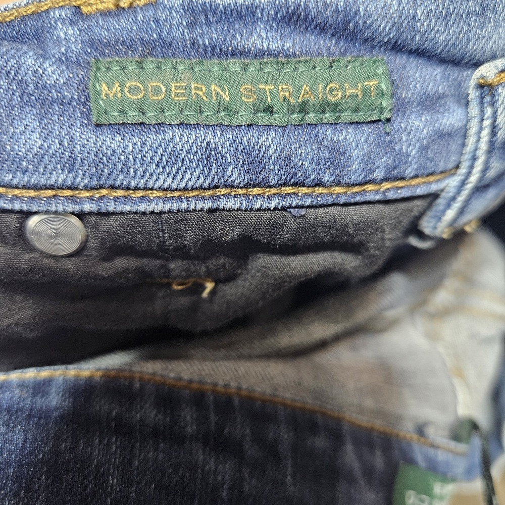 Lauren Ralph Lauren (LRL) Women's‎ Modern Straight Denim Jeans - 14 - Midrise - Picture 7 of 10